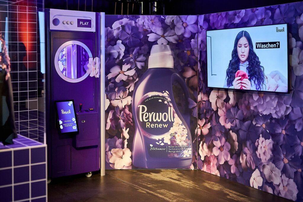 Eventmodul Social Grabbing Machine für Perwoll