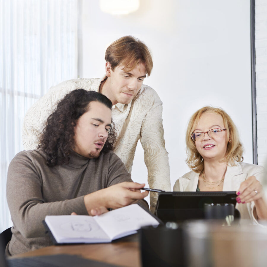 Unser Experience Marketing Team beim Strategiegespräch.