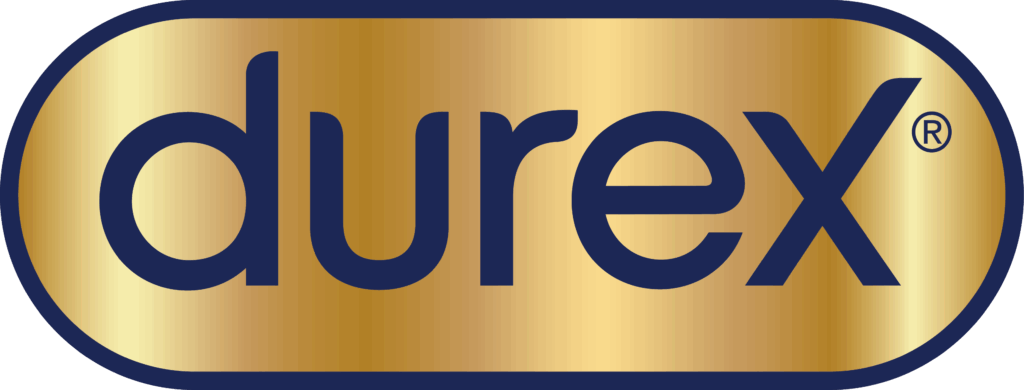 Durex Logo Gold und Blau