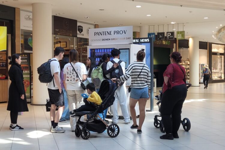 Vending Machine bei einer Pantene Aktion