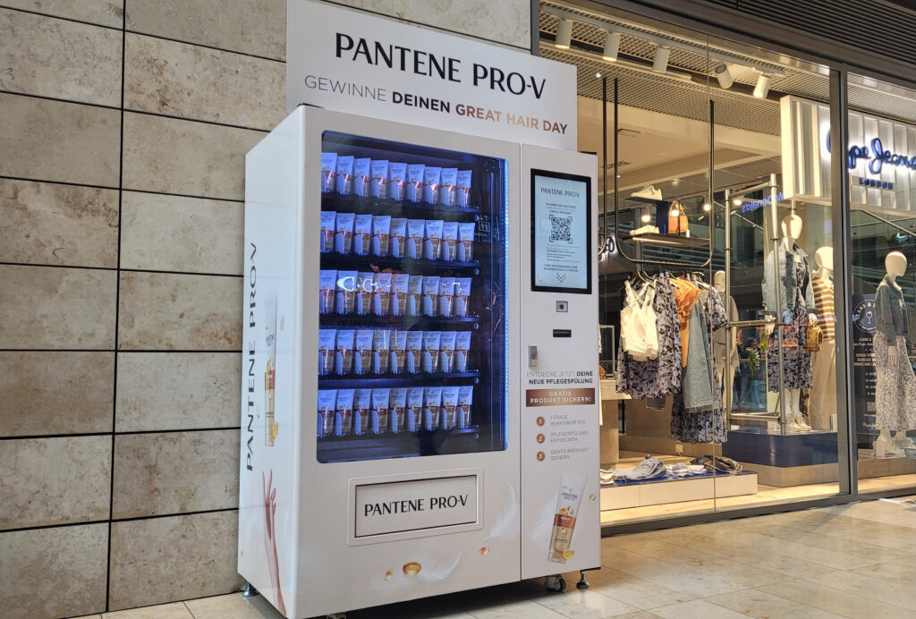 Pantene Vending Machine Aktion