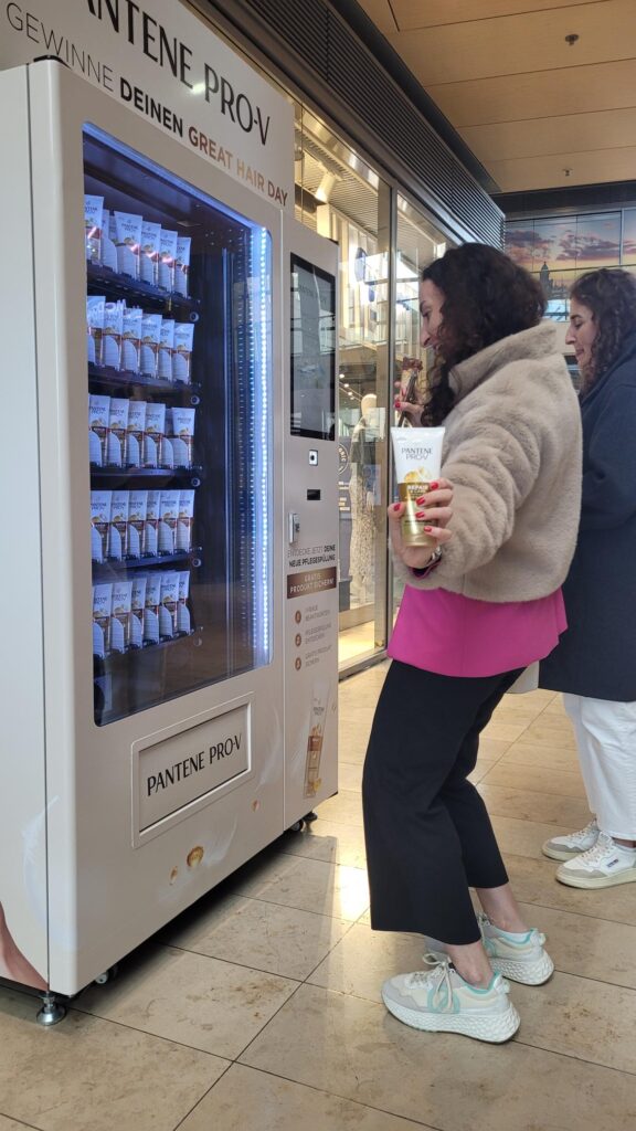 Pantene Vending Machine Aktion