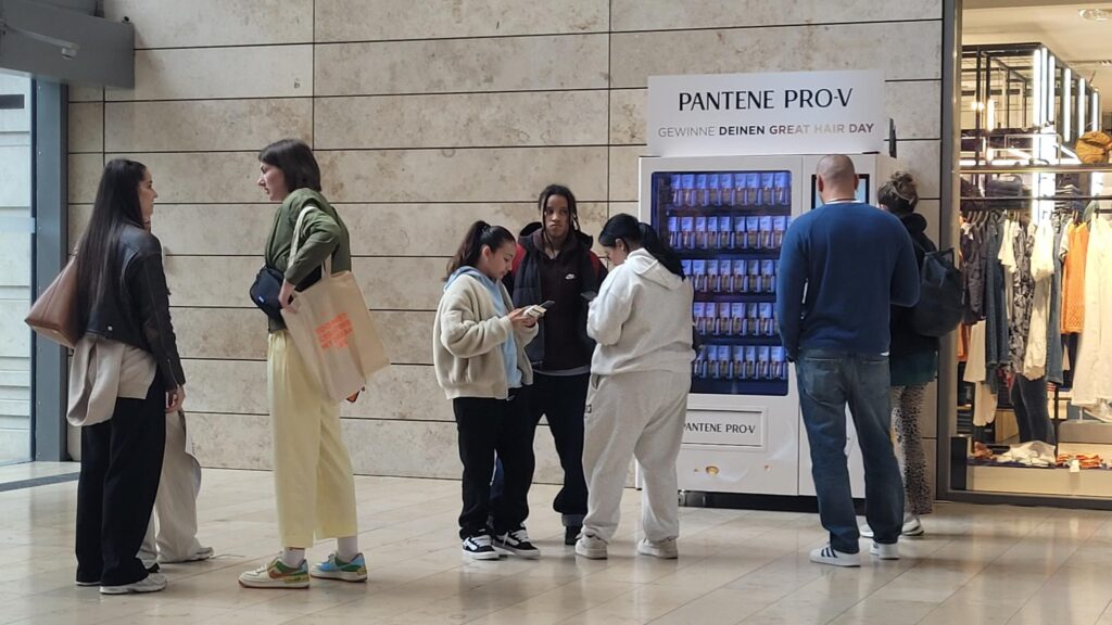 Pantene Vending Machine Aktion