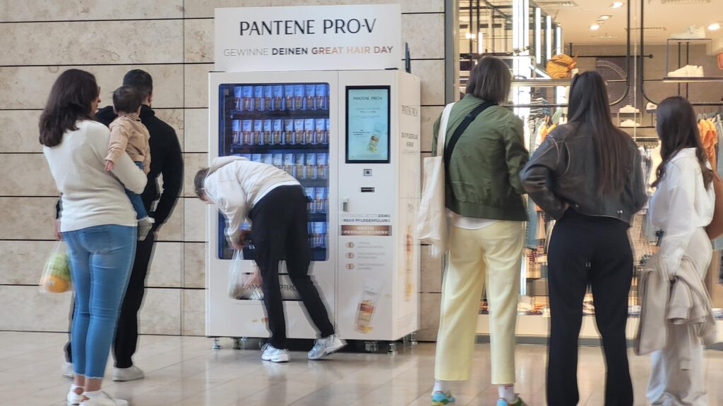 Pantene Vending Machine Aktion