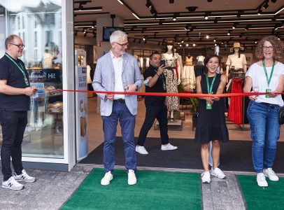 Banddurchschnitt beim Opening von C&A