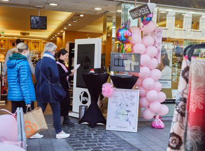 Aktion mit dem Whinning Wheels Modul für Parfümerie Becker