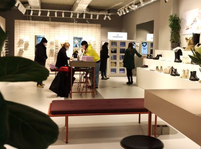 Ein Laden der Modemarke Copenhagen beim Start der neuen Taschenkollektion