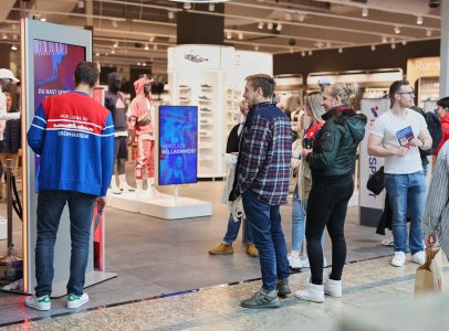 Scan and Win Aktion in Oberhausen